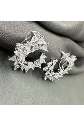 Ear Wrap Style American Diamond Hoop Earrings