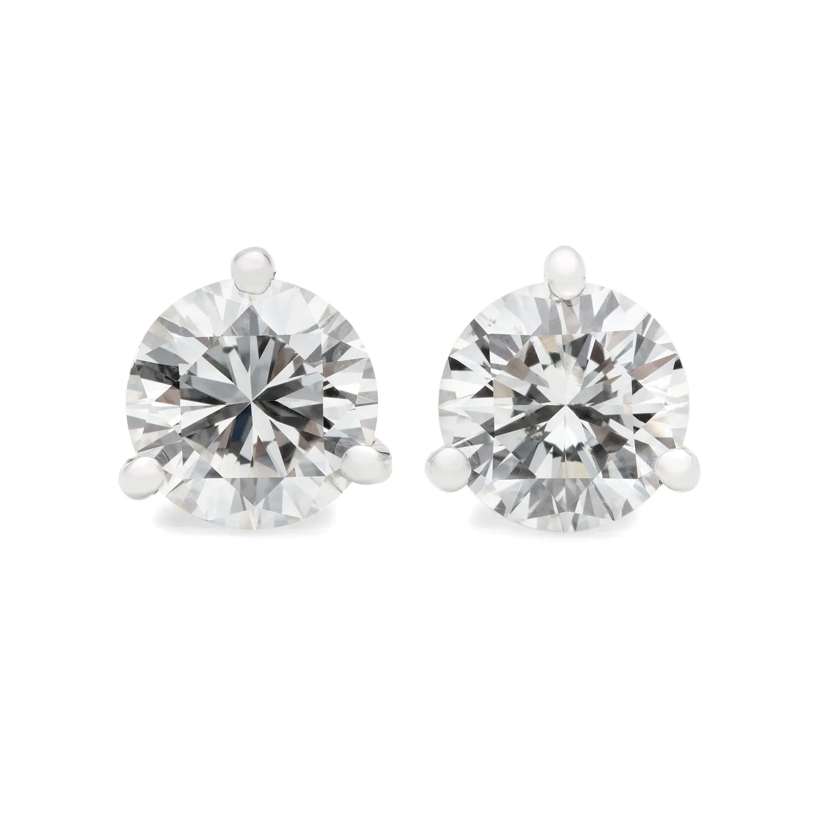 Extraordinary 3.12 carat GIA Diamond Studs