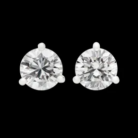 Extraordinary 3.12 carat GIA Diamond Studs