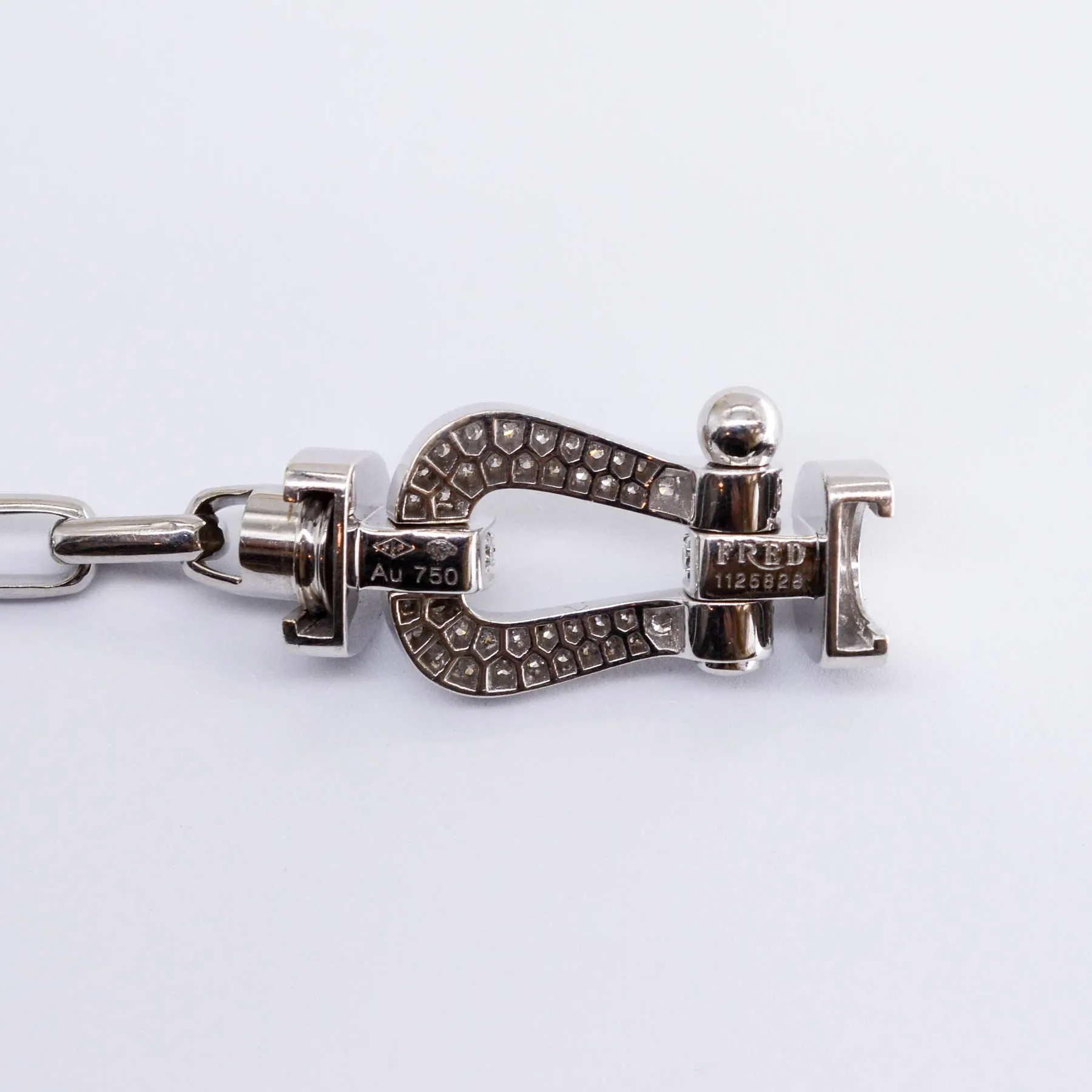 'Fred' Diamond Clasp Chain Bracelet | 0.60ctw | 7" |