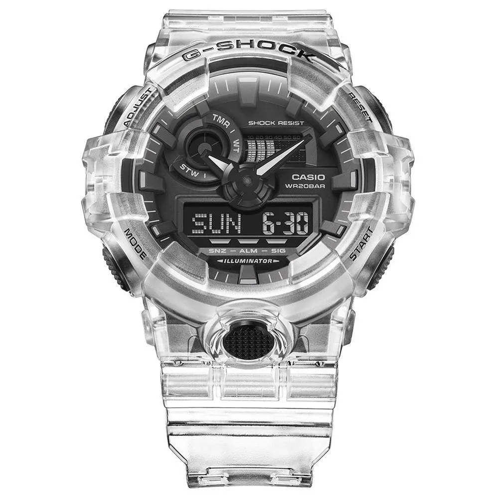 G-Shock Transparent Digital Analog Mens Watch GA700SKE-7A