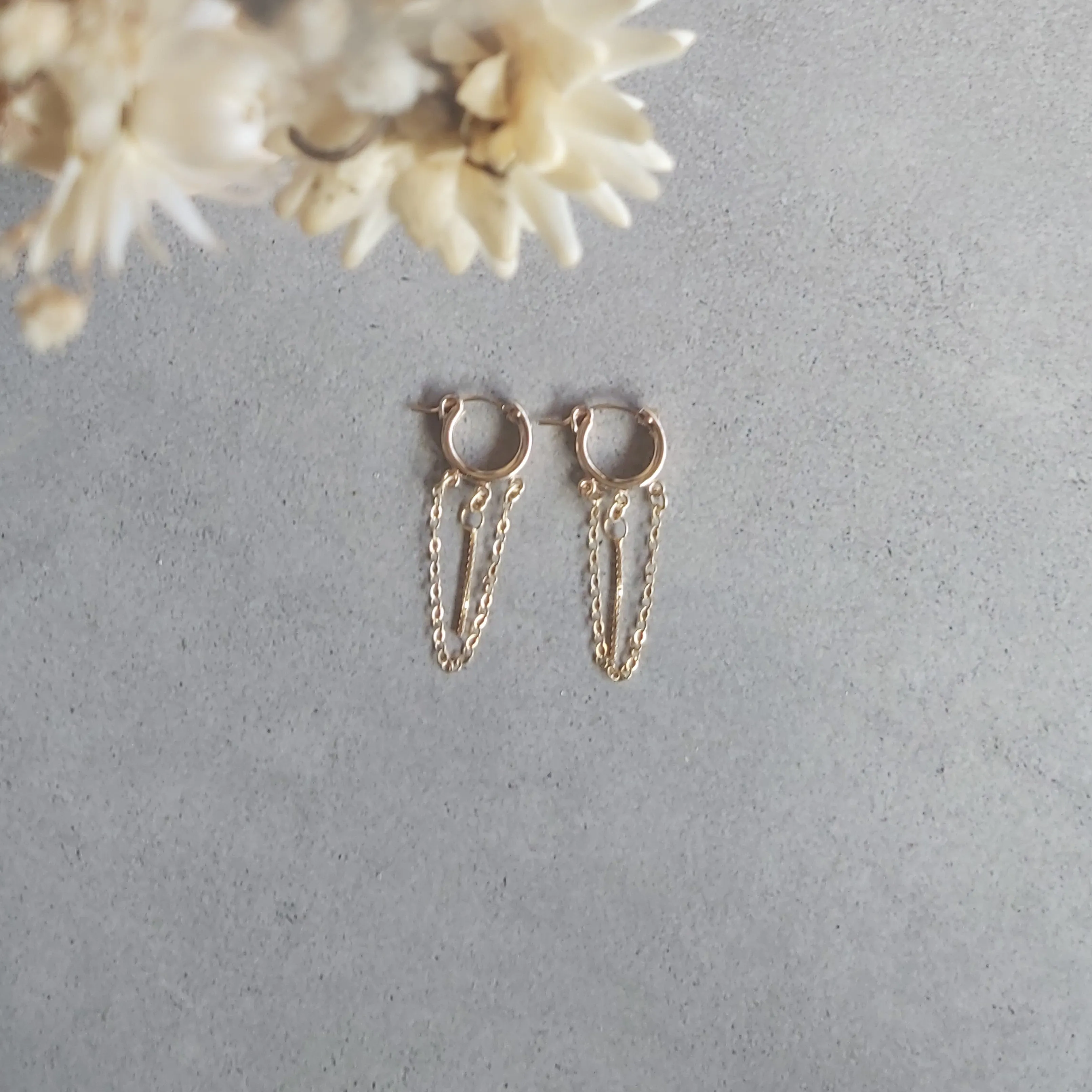 Gold Chain Earrings
