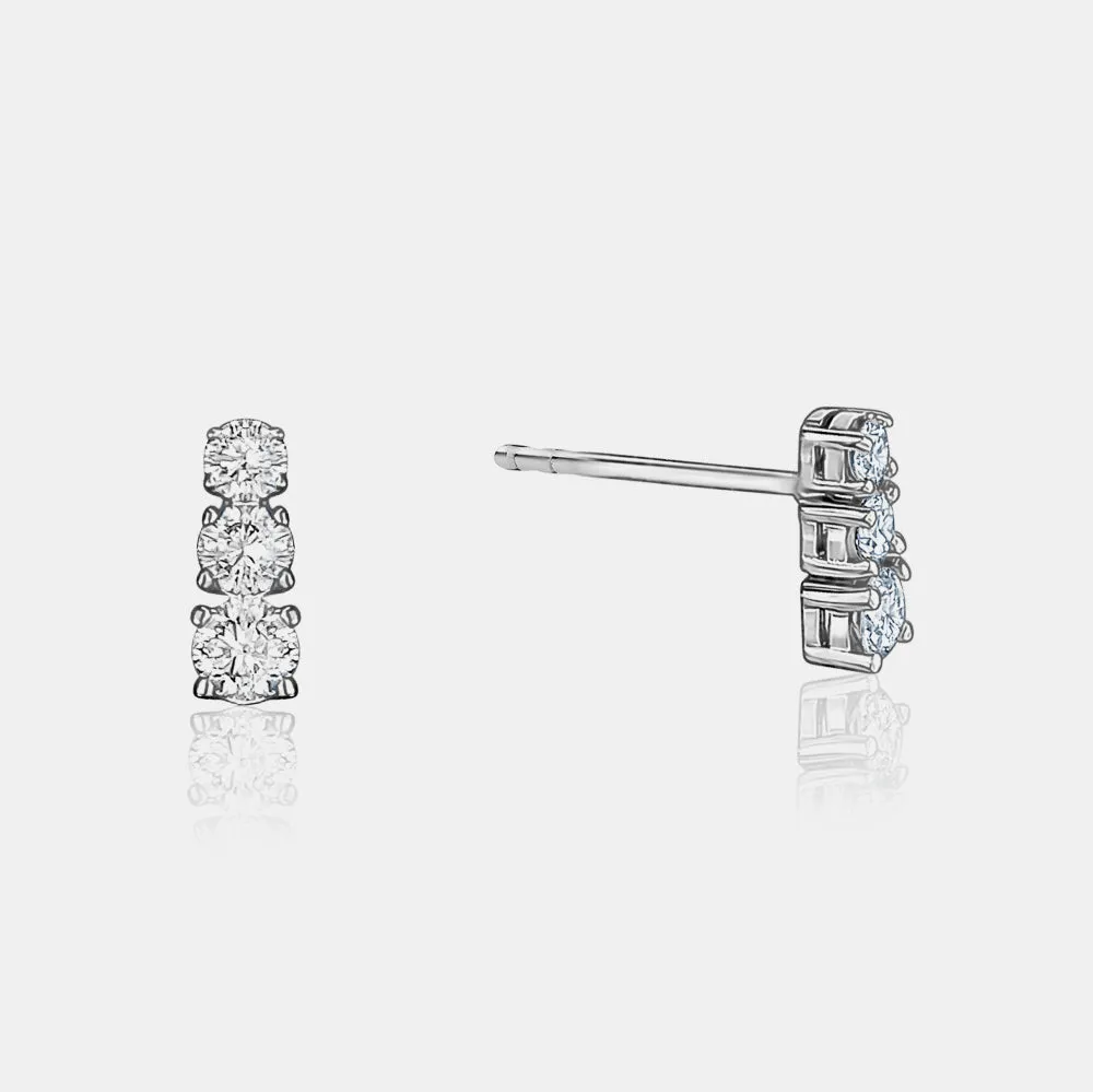 Graduated Diamond Studs
