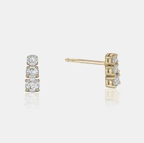 Graduated Diamond Studs