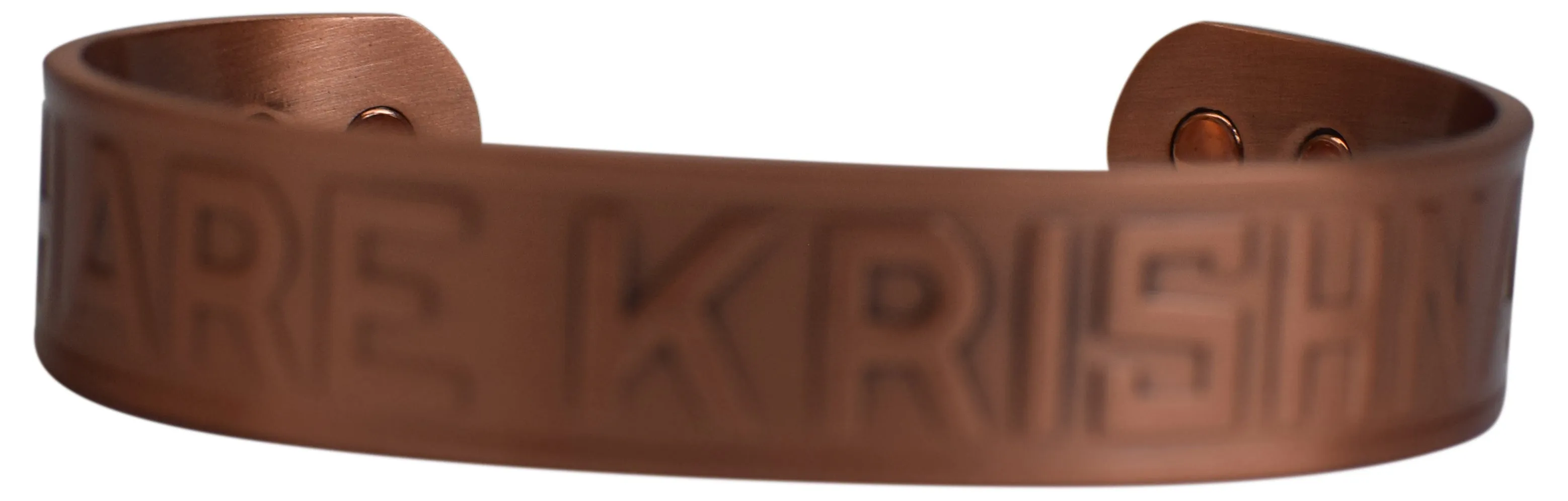 Hare Krishna Religious Magnetic Copper Bracelet for Arthritis & Pain Relief