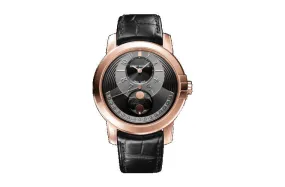 Harry Winston Midnight Black Dial Automatic Men's 18k Rose Gold Watch MIDAMP42RR002
