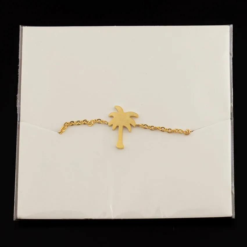 Hawaii Beach Party Jewelry Palm Tree Anklet Charm Women