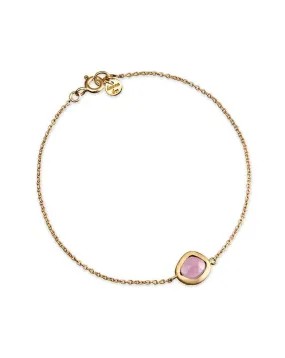 Hellebore Pink Tourmaline Bracelet