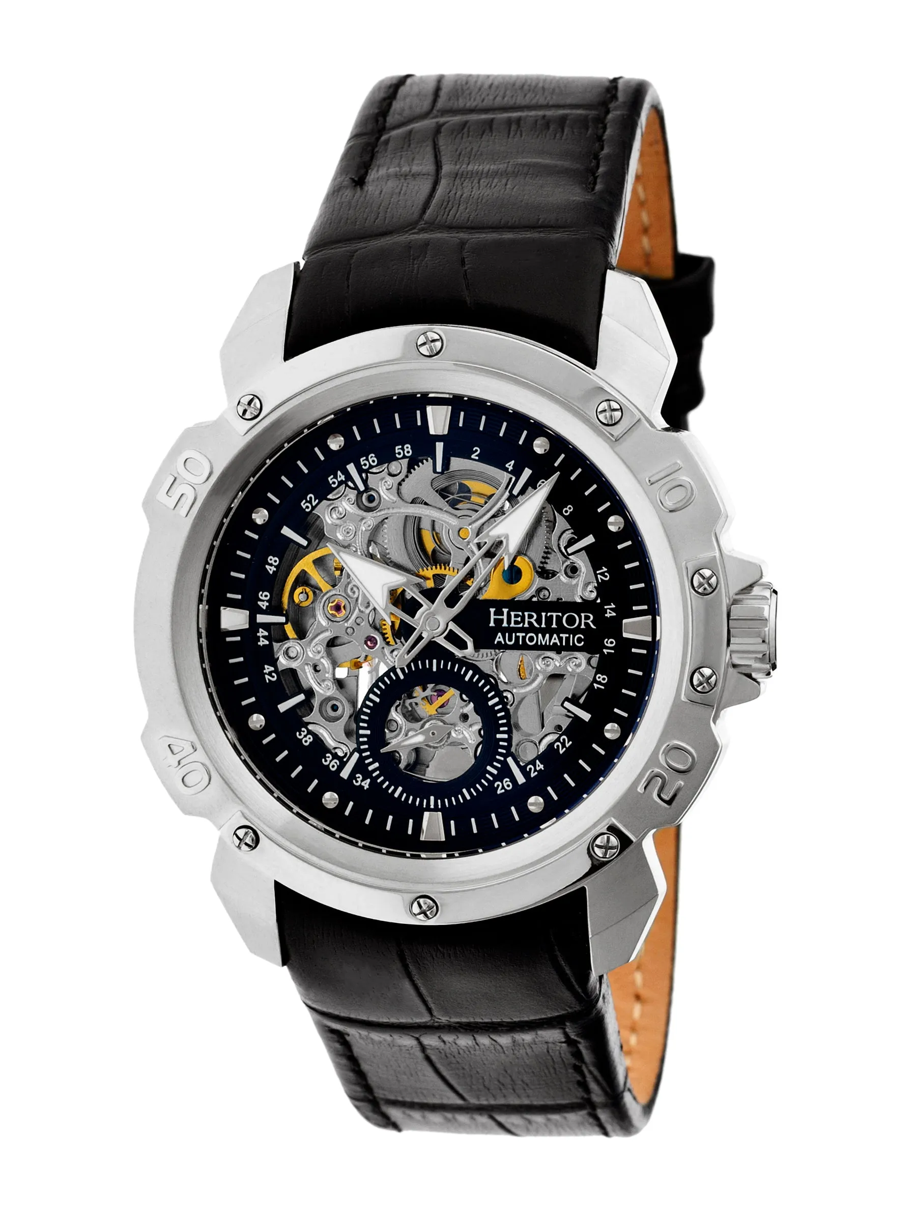 Heritor Automatic "Carter" Men's Skeleton Dial Watches - Use Code Heritor120 for $120 Off!