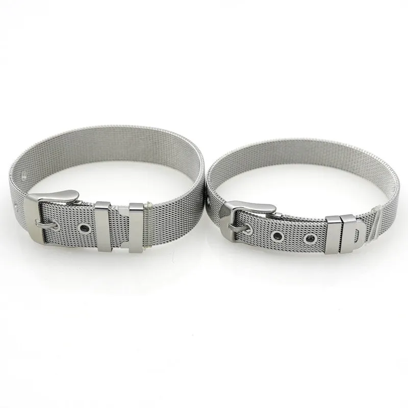 Hot Classic Fashion Jewelry Bracelets Bangles fine Stainless Steel Wristband Bracelet For Women Top Quality