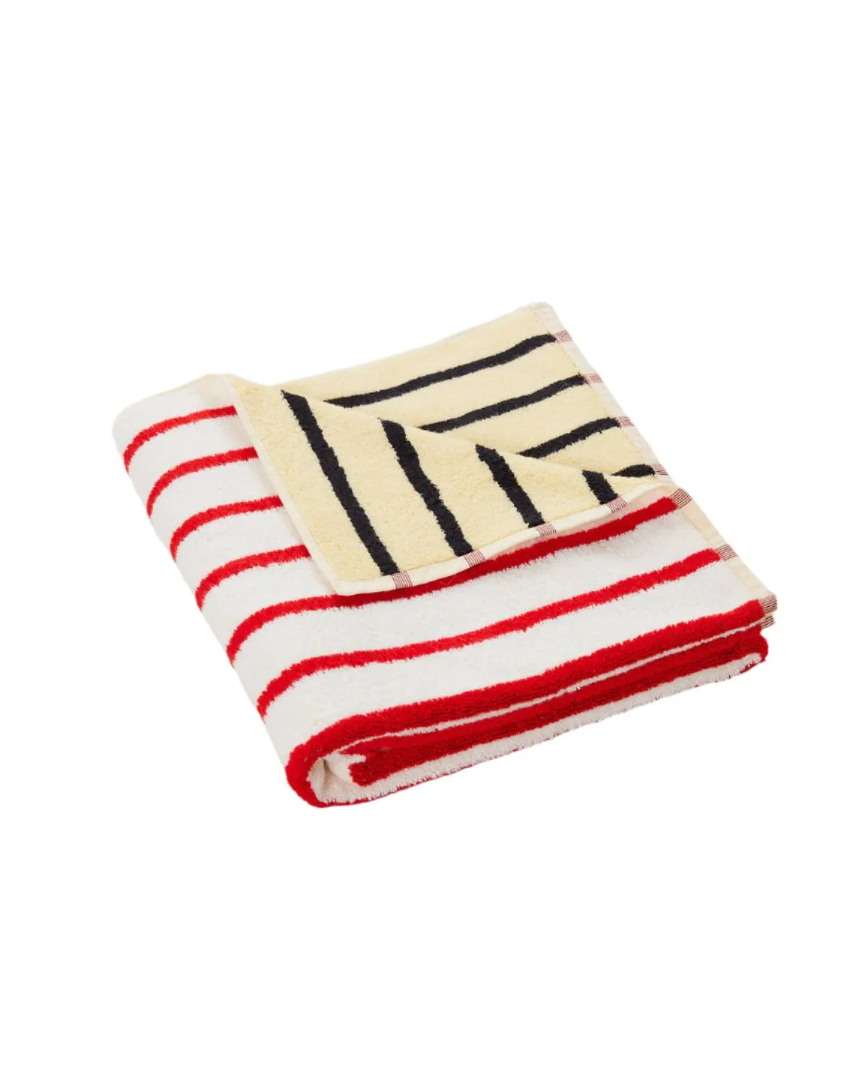 House Stripe Bath Towel - Stucco