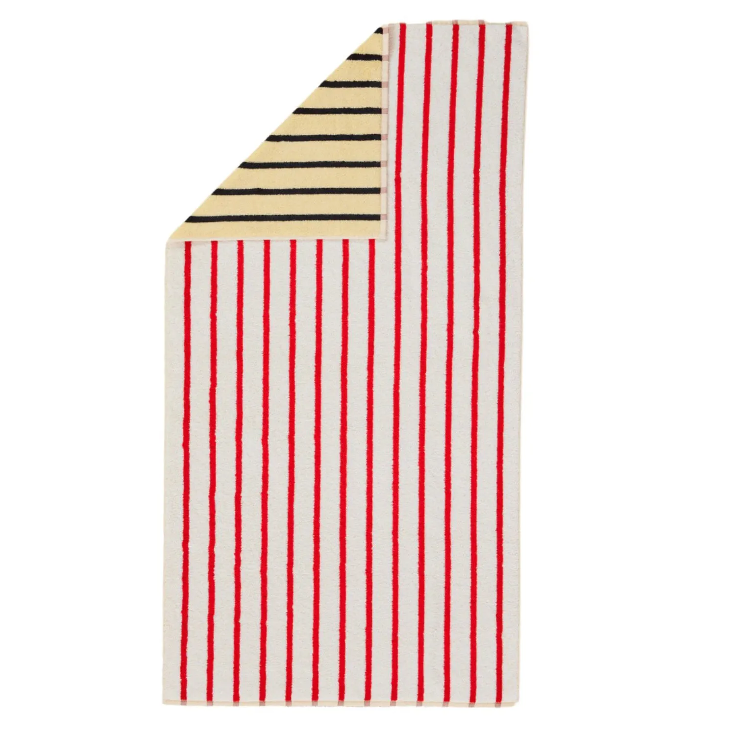 House Stripe Bath Towel - Stucco