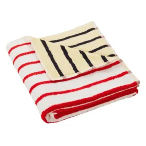 House Stripe Bath Towel - Stucco