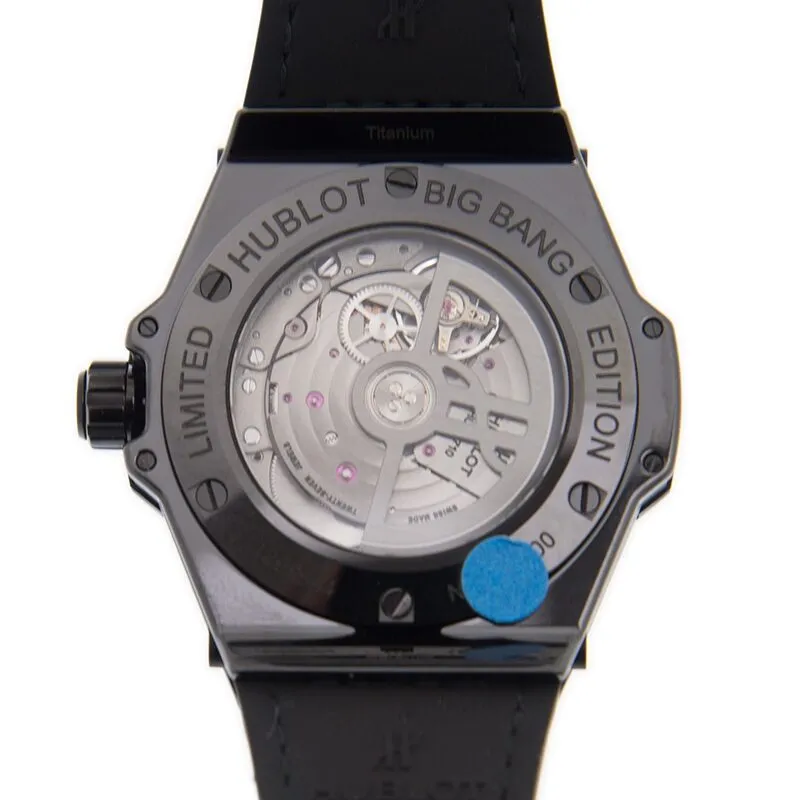 Hublot Big Bang Sang Bleu Limted Edition Automatic Diamond Black and Pink Dial Men's Watch 465.CS.1119.VR.1233.MXM18