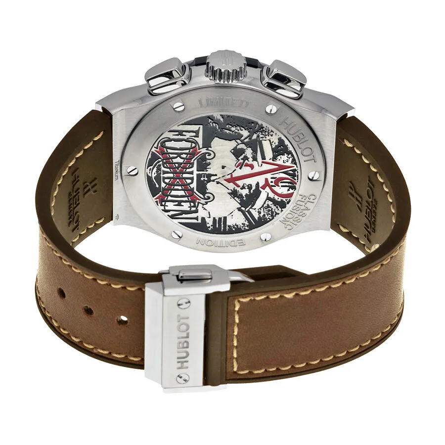 Hublot Classic Fusion Forbidden Automatic Chronograph Tobacco Dial Brown Leather Men's Watch 521NC0589VROPX14 521.NC.0589.VR.OPX14