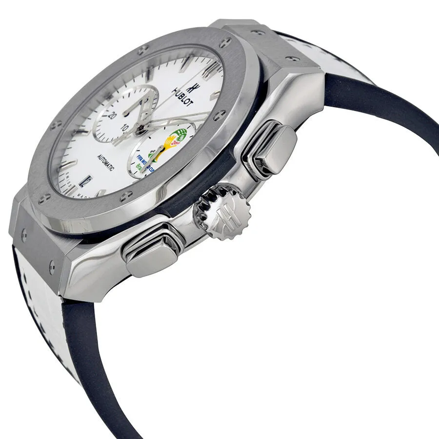 Hublot FIFA World Cup Brasil Automatic White Dial White Leather Men's Watch 521NX2010LRWCW14 521.NX.2010.LR.WCW14
