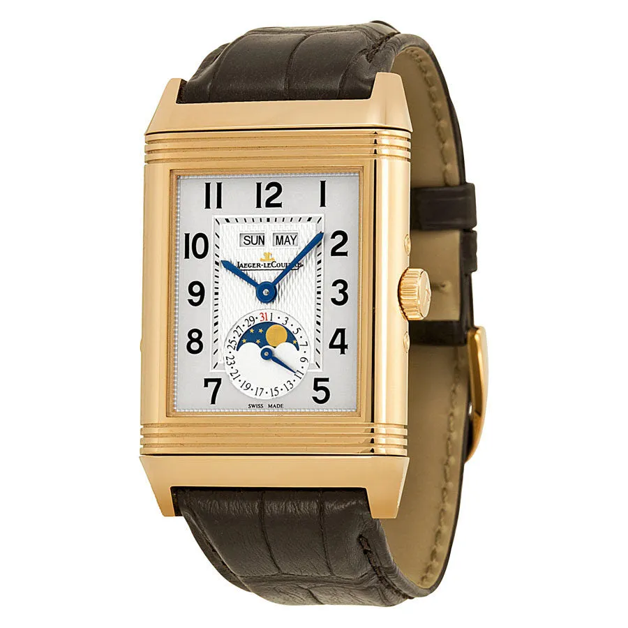 Jaeger LeCoultre Grande Reverso Calendar Rose Gold Men's Watch Q3752520