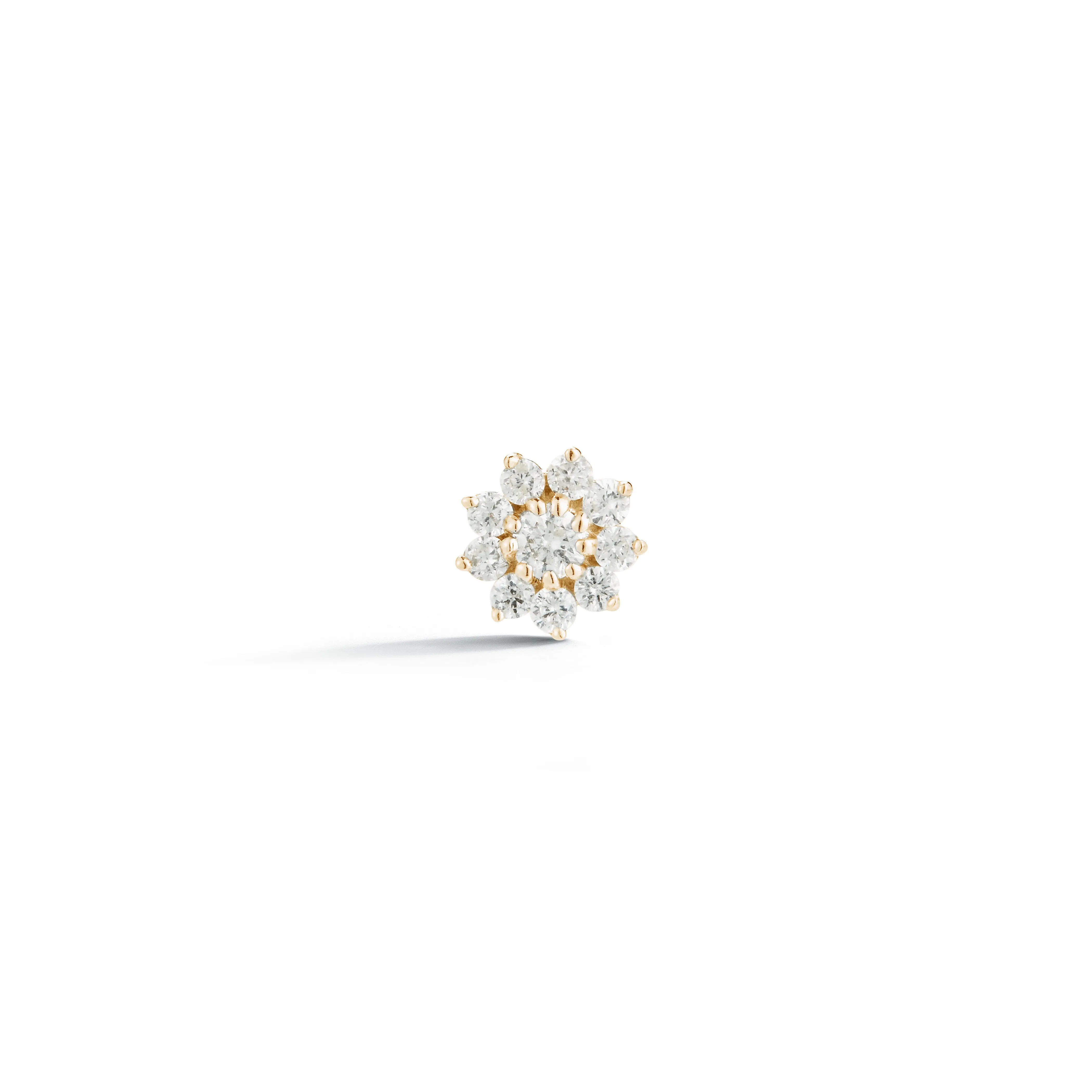 Jennifer Yamina Single Pointed Flower Stud
