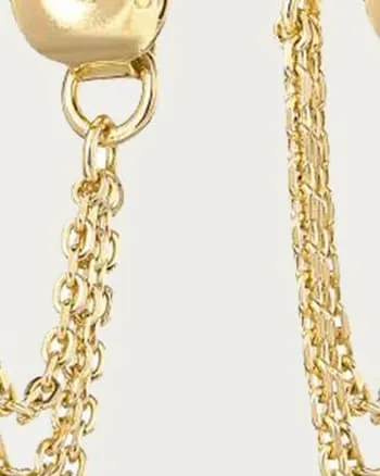 Jones Chain Stud in Gold | Gold