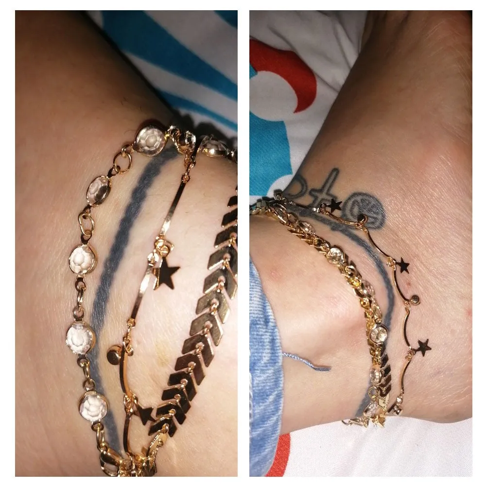 Leaf Anklet Set