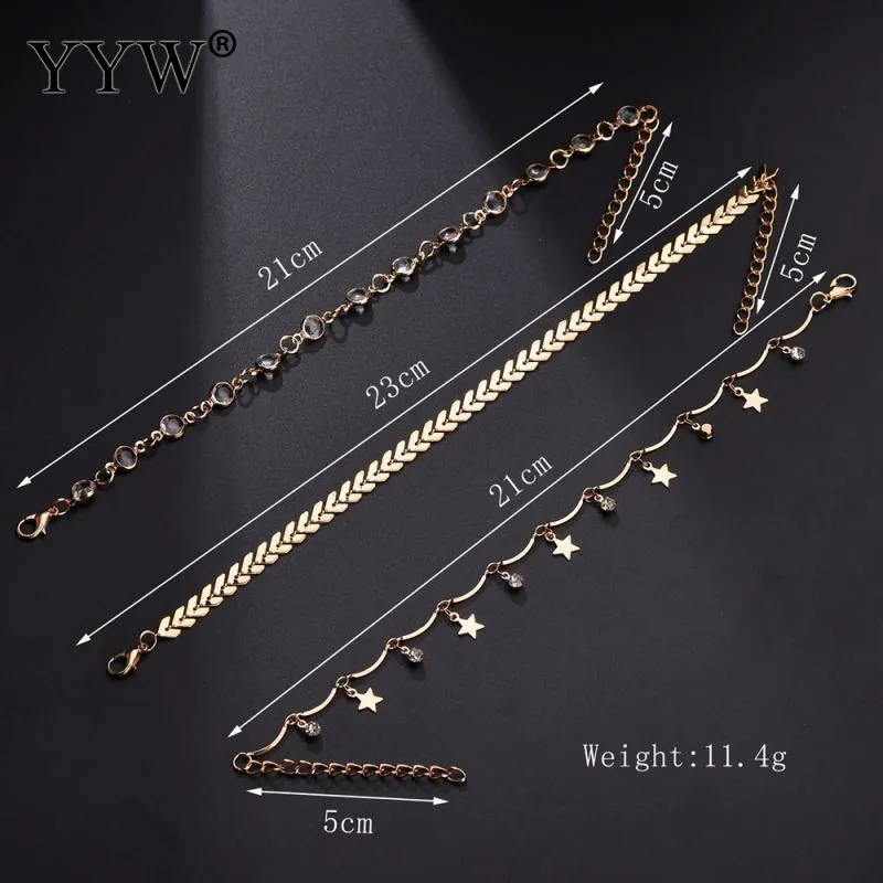Leaf Anklet Set
