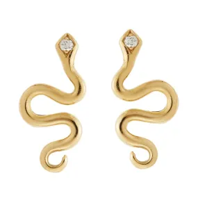 Little Gold Snake Stud D