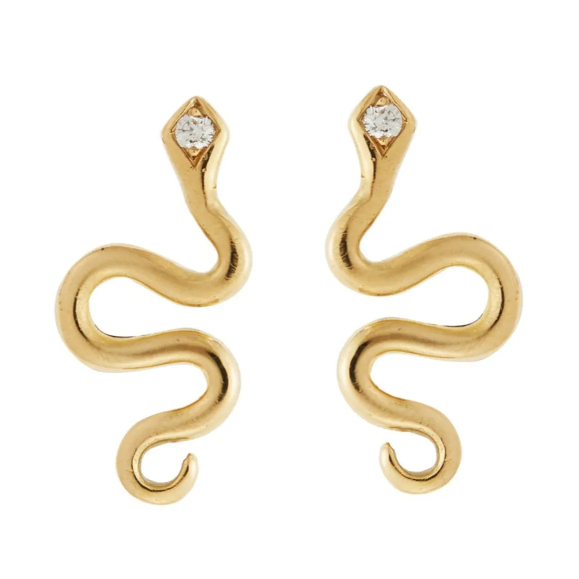 Little Gold Snake Stud D
