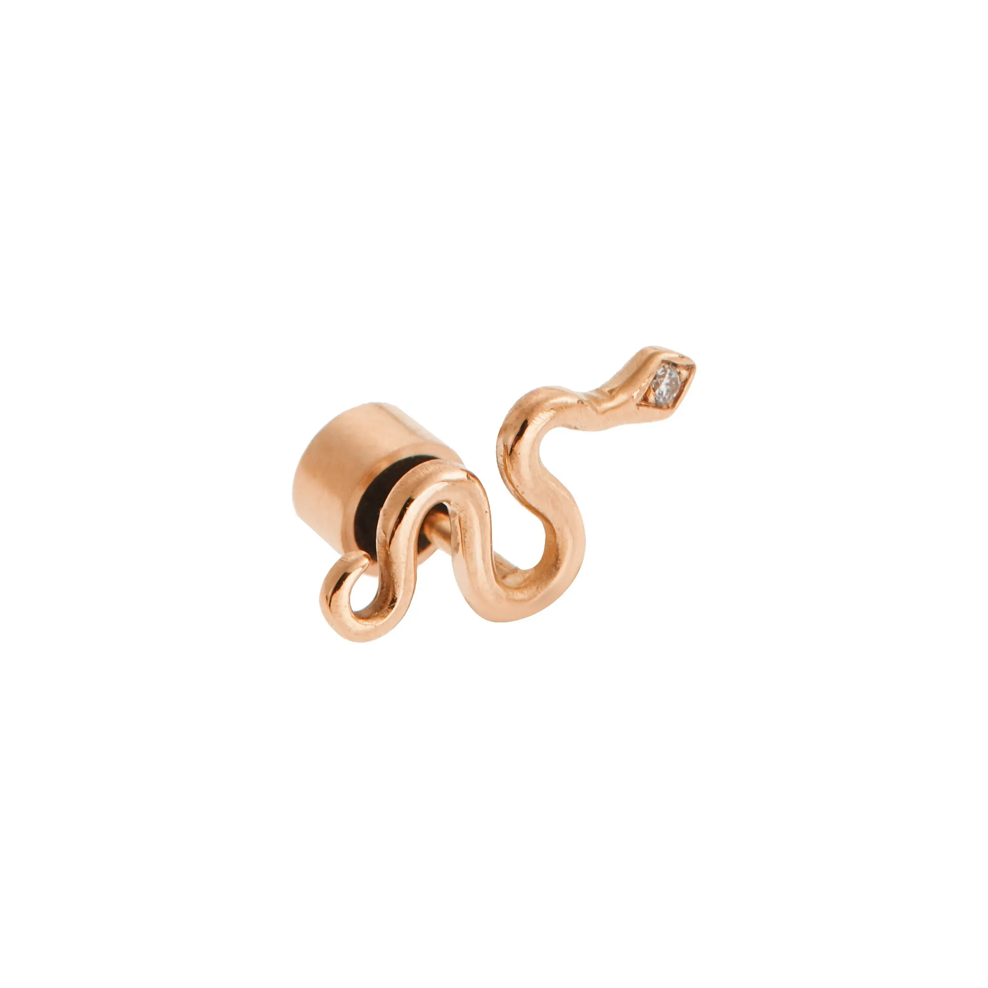 Little Gold Snake Stud D