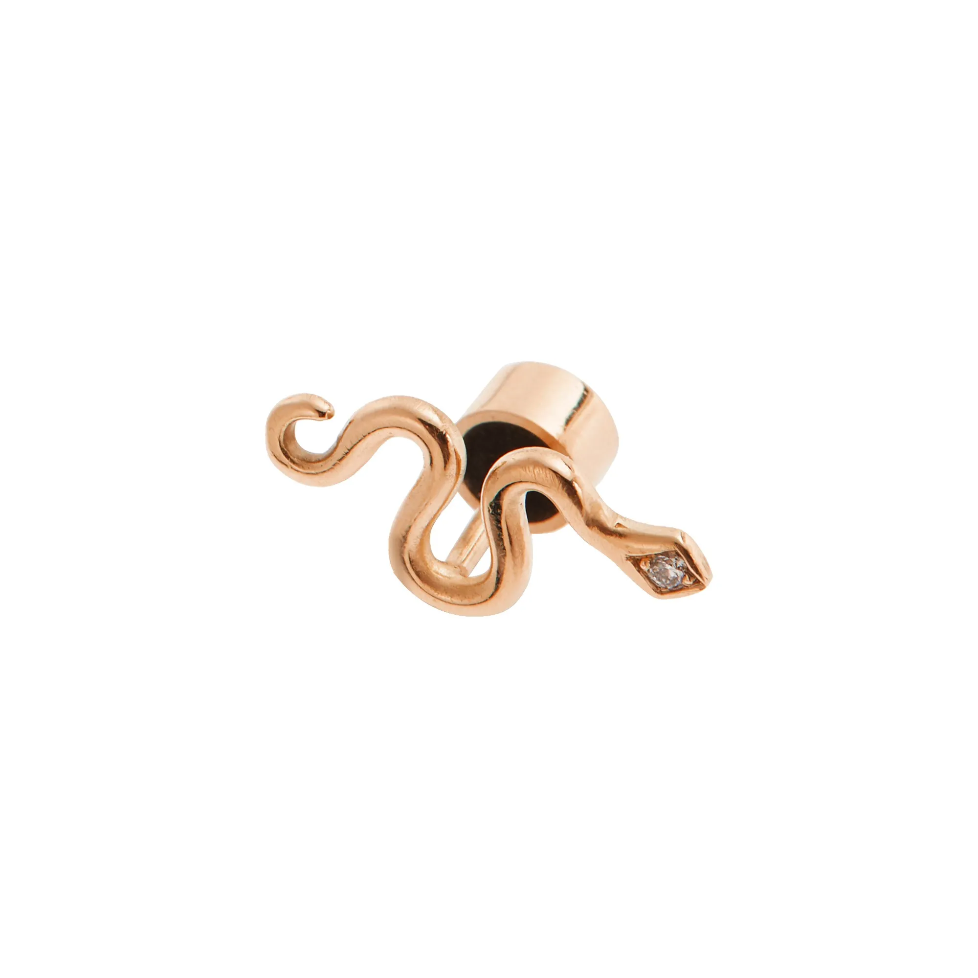 Little Gold Snake Stud D