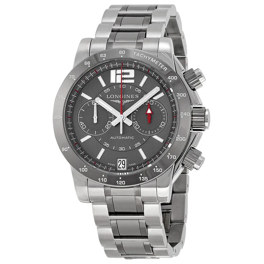 Longines Admiral Chronograph Automatic Grey Dial Men's Watch L3.667.4.06.7