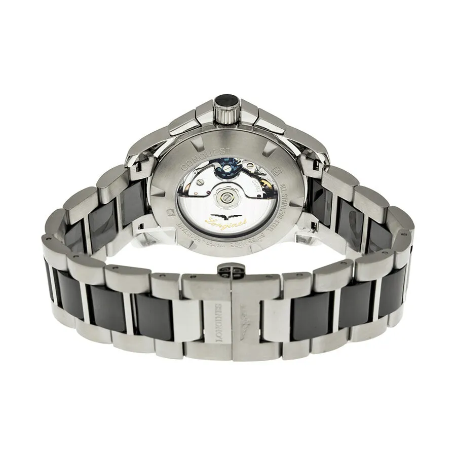 Longines Conquest Automatic Chronograph Black Dial Men's Watch L2.744.4.56.7