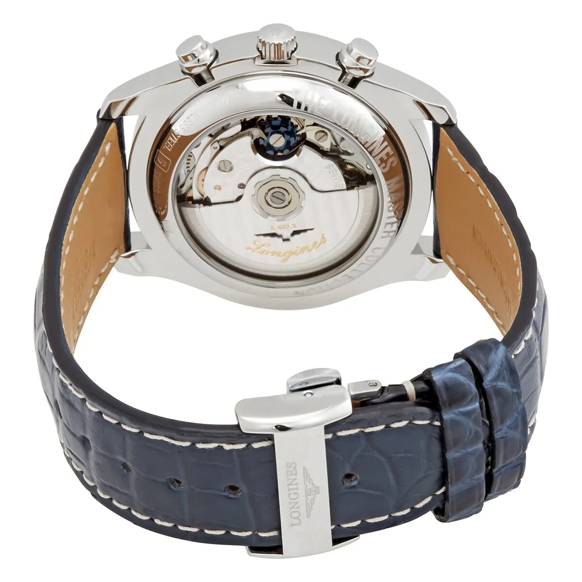 Longines Master Collection Complete Calendar Chronograph Moonphase GMT Automatic Blue Dial Men's Watch L26734920