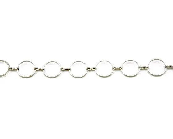 Loop and Connector - Platinum - 1 meter