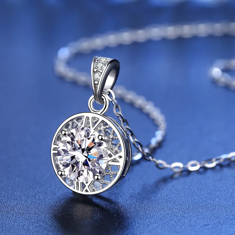 Love Nest Moissanite Pendant Necklace