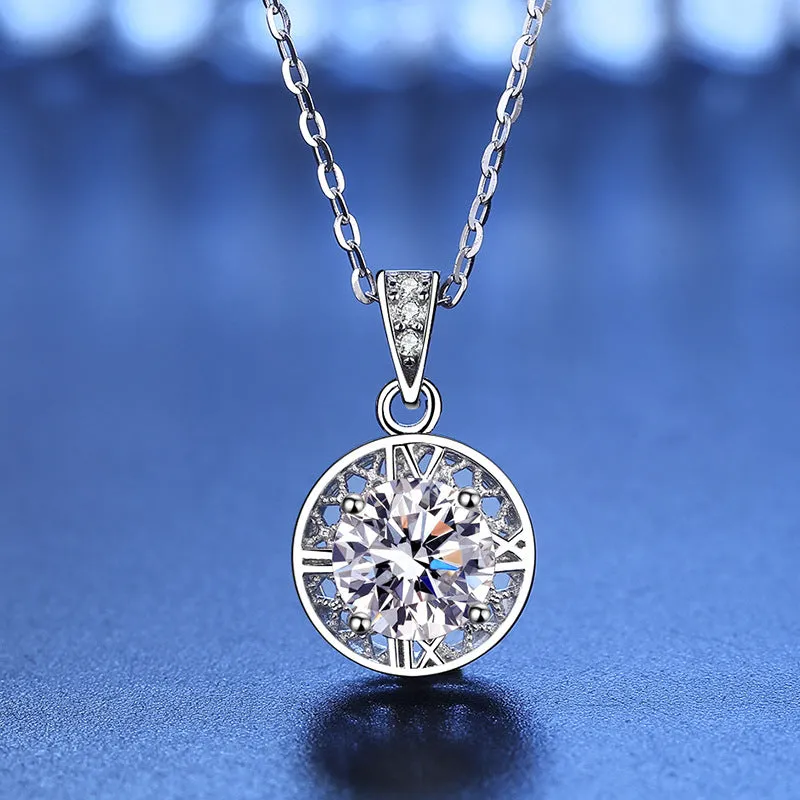 Love Nest Moissanite Pendant Necklace