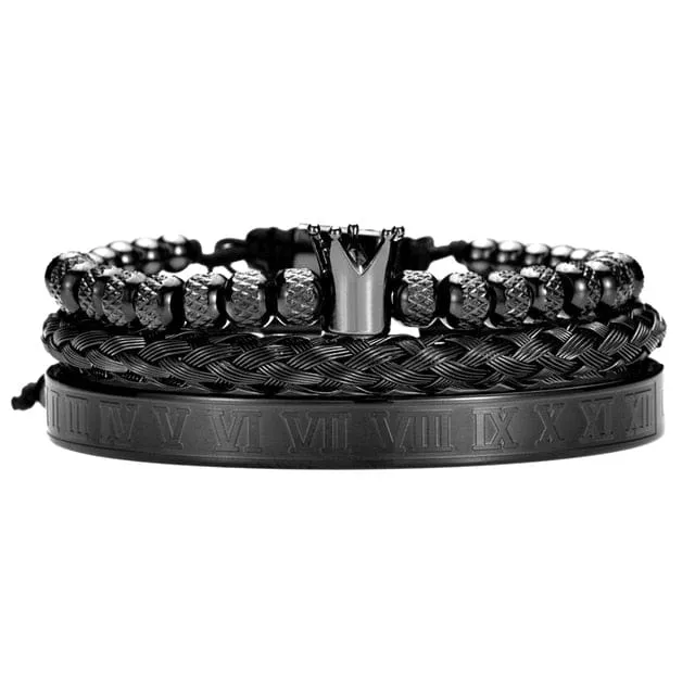 Luxury Roman Royal Crown Bracelet