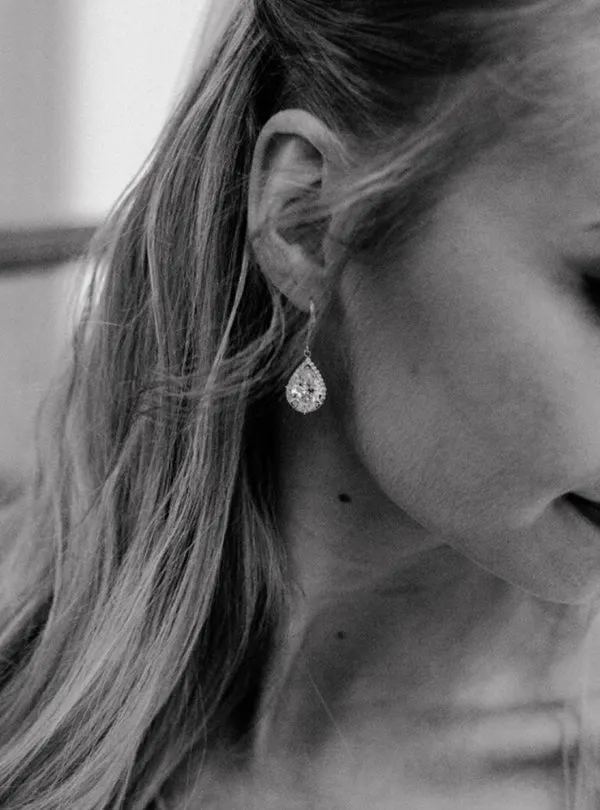 Margaux CZ Teardrop Earrings