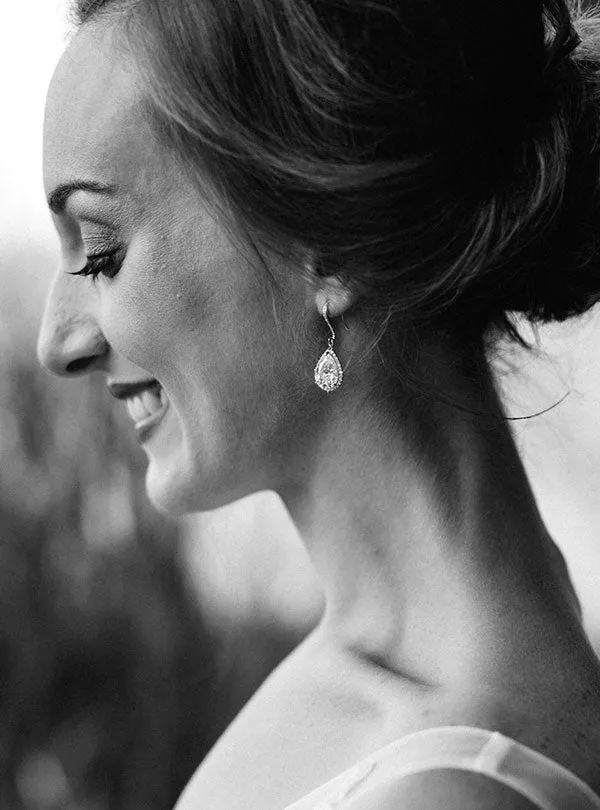 Margaux CZ Teardrop Earrings