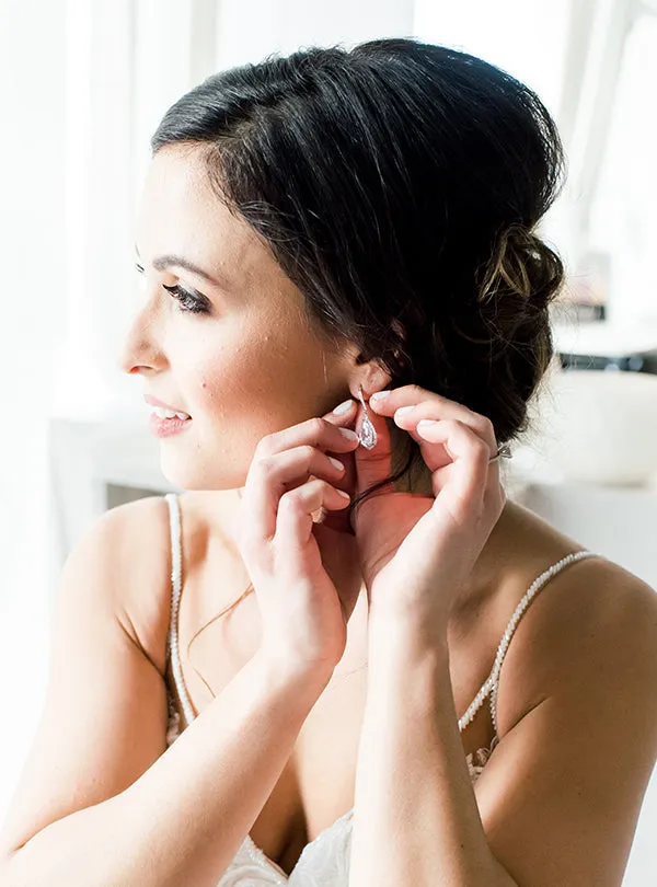 Margaux CZ Teardrop Earrings
