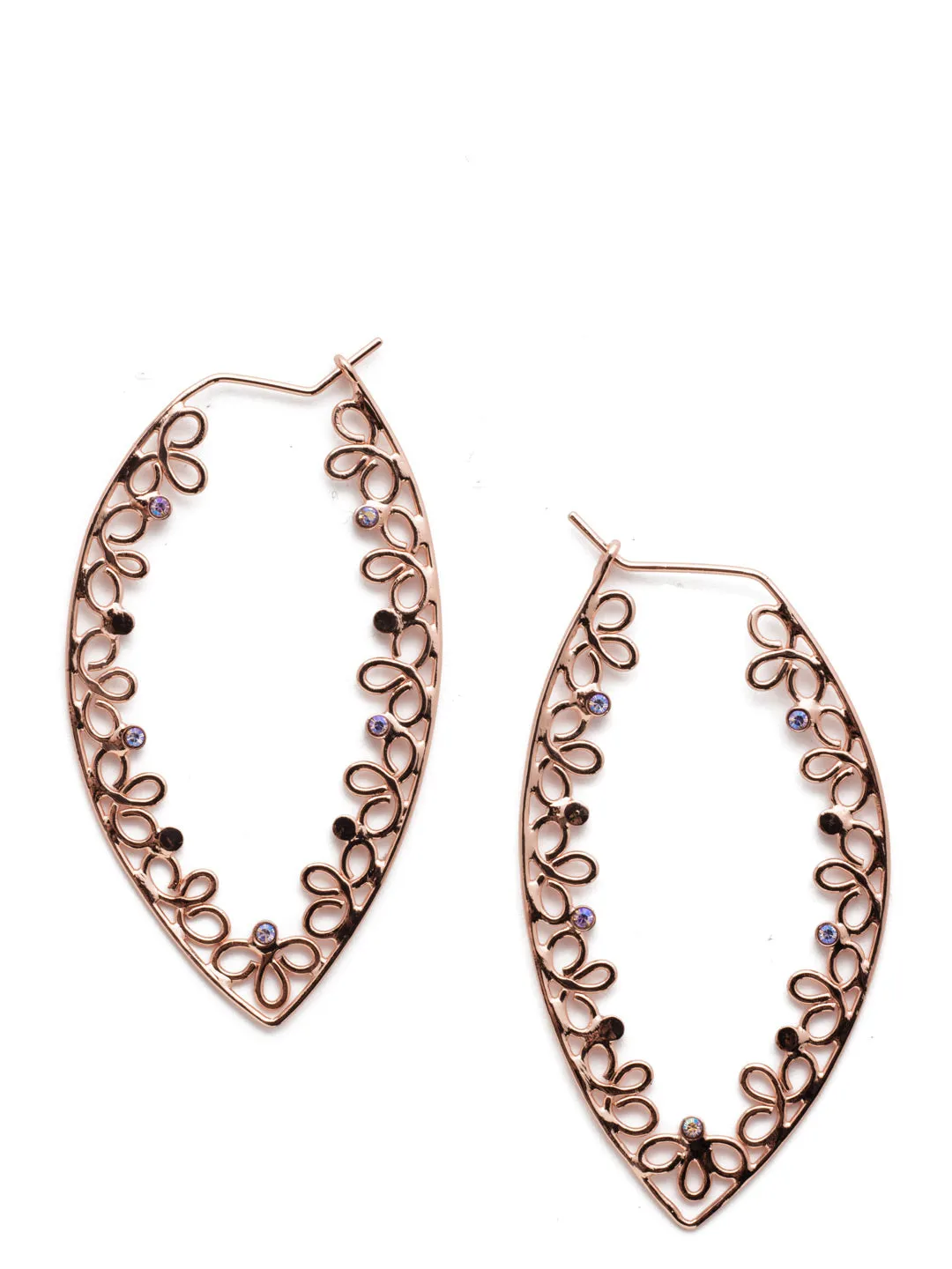 Marilyn Hoop Earrings - EES140RGLVP