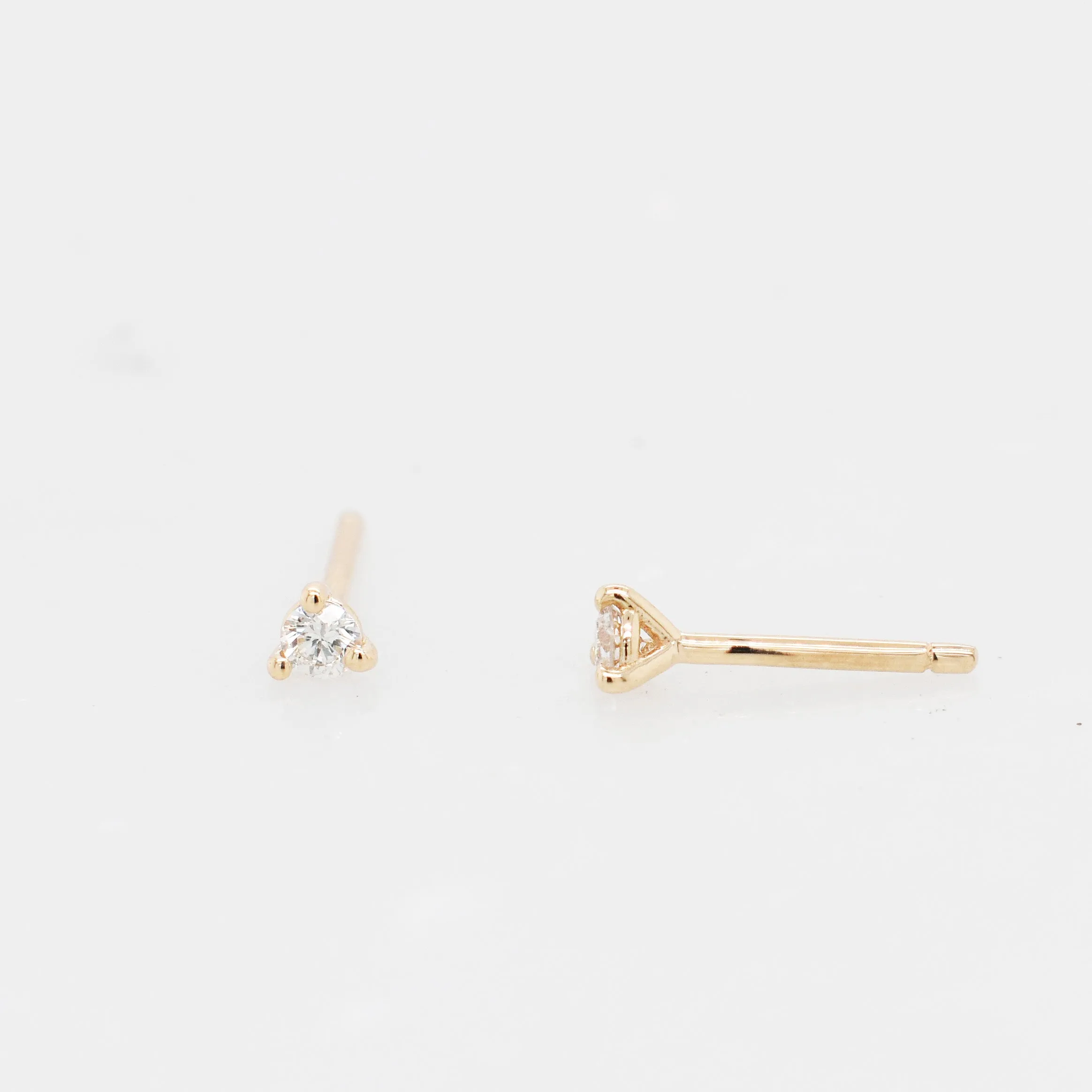 Martini White Diamond Stud