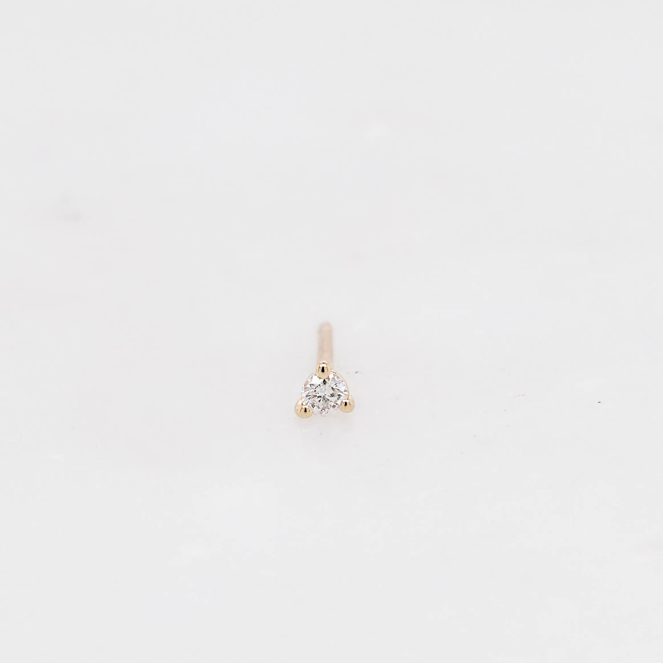 Martini White Diamond Stud
