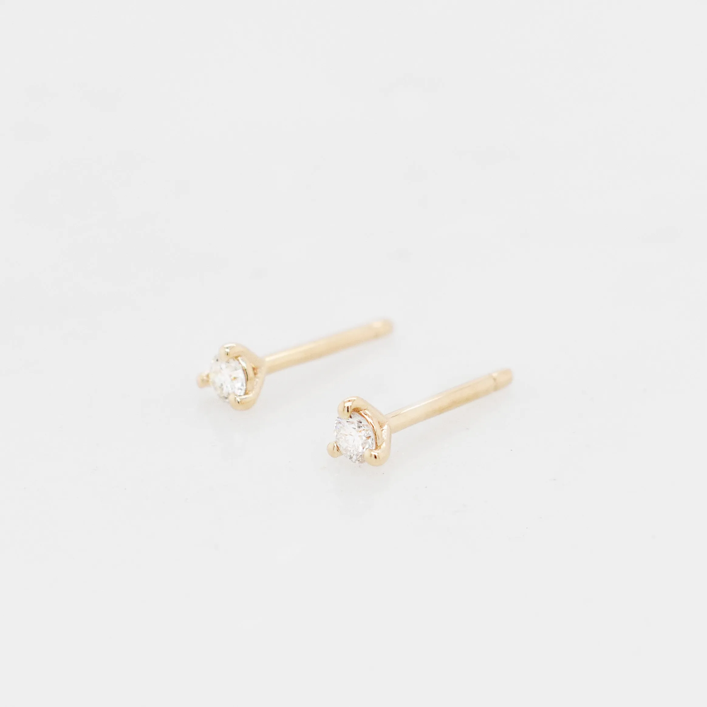 Martini White Diamond Stud