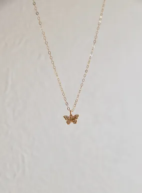 MINIATURE CZ BUTTERFLY