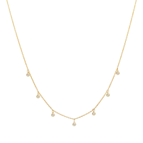 Multi Drop Diamond Necklace