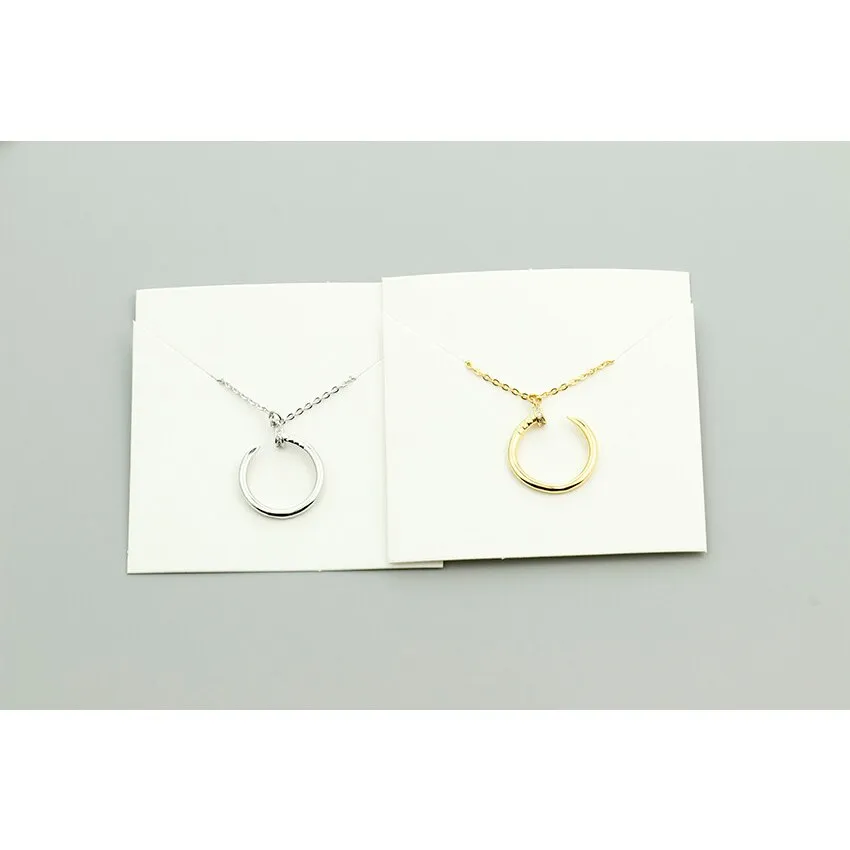 Nail Necklace Pendant