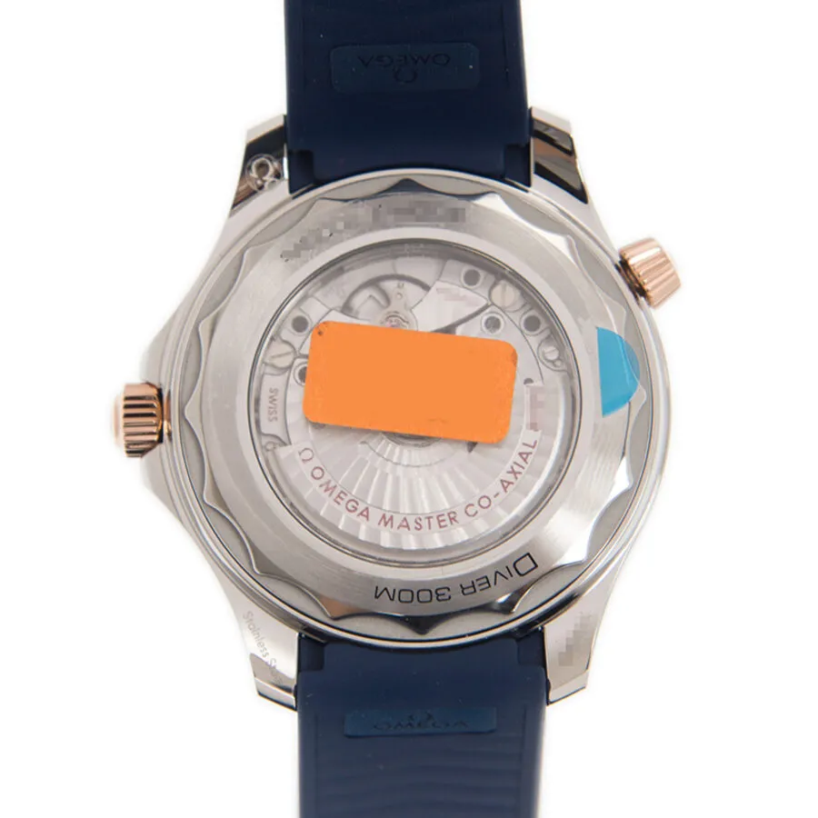 Omega Seamaster Diver Automatic Stainless Steel & 18kt Sedna Gold Blue Dial Men's 42 mm Watch 210.22.42.20.03.002