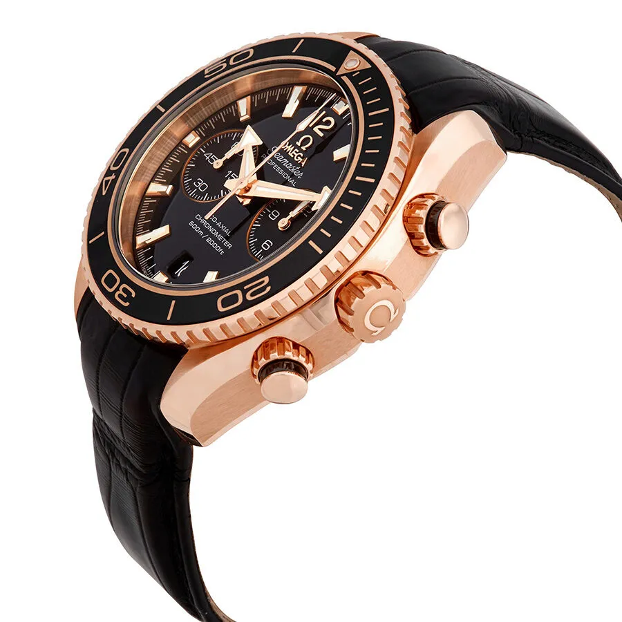 Omega Seamaster Planet Ocean 18kt Rose Gold Automatic Chronograph Men's Watch 23263465101001