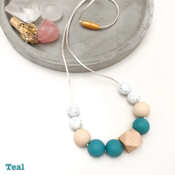 One.Chew.Three Winter Silicone Necklace