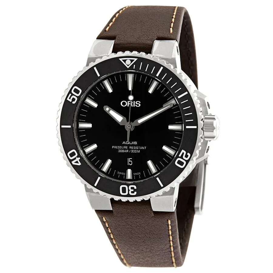 Oris Aquis Date Automatic Black Dial Men's Watch 01 733 7730 4124-07 5 24 10EB